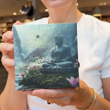 Soundbox Bewegungssensor, Buddha, 12 cm