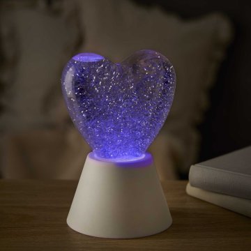 LED-Herz Glitter, 17 cm