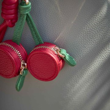 Taschenanhänger Taschen-Frucht, Kirsche