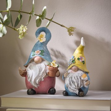 Wichtel Blumen, blau, 14 cm
