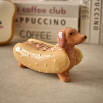 Spardose Hotdog, 18 cm