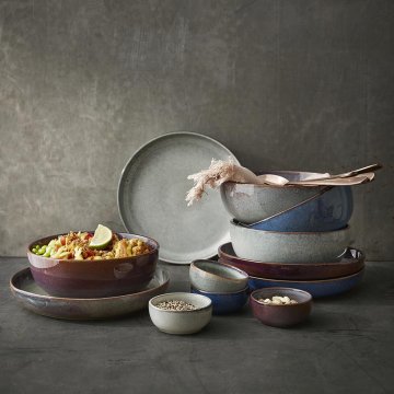 Teller Poke, hellcreme, 22 cm