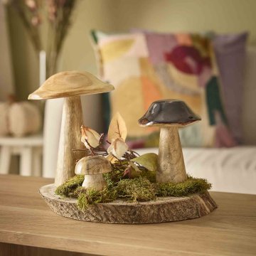 Pilz Lasur, Uni, hellbraun, 16 cm