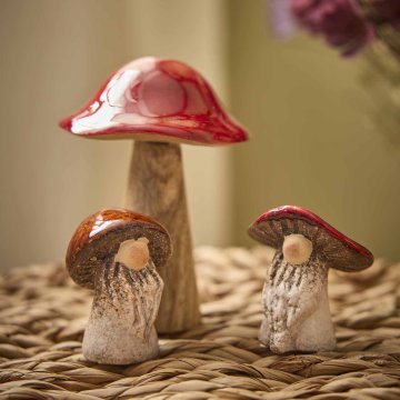 Pilz Wichtel, spitz/gelb, 5.5 cm