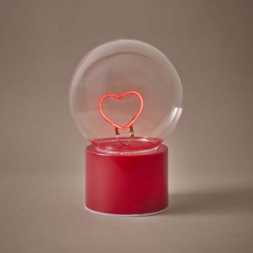 Neon-Leuchte Motiv, Herz, 9 x 13 cm