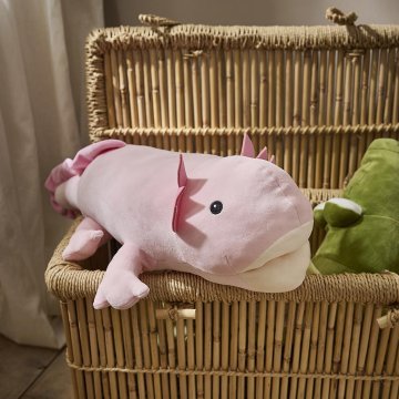 Kuscheltier Axolotl, Maul/liegend, 50.5 cm