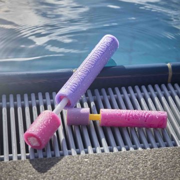 Wasserpistole Schaumstoff, lila, 33 cm