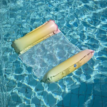 Schwimm-Hängematte, bunt, 105 x 73 cm