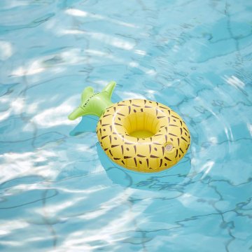 Getränkehalter Ananas, aufblasbar, 20 cm
