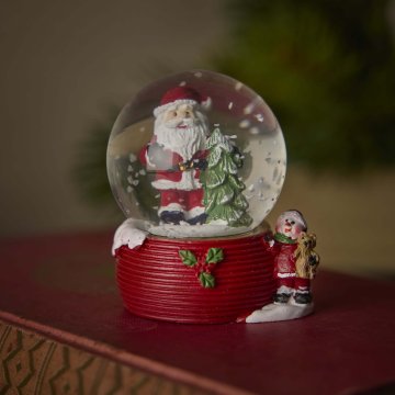 Schneekugel Figur, Weihnachtsmann, 4.5 x 6 cm