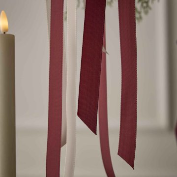 Geschenkband Seide, altrot, 23 mm x 5 m