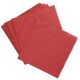 Serviette Artdeco, Prägung, rot, 16 Stück