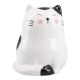 Spardose Katze, schwarz, 15 cm