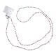 Handykette Perlen mit Patch, transparent/bunt