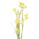 Zweig Wildblumen, Miniblüte/gelb, 45 cm