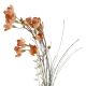Wildblumenzweig Beeren, Blumen/dunkelorange, 75 cm