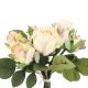 Rosenstrauß 7 Blüten, creme, 28 cm