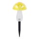 Solar-Stecker Pilz, gelb, 20 cm