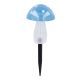 Solar-Stecker Pilz, blau, 20 cm