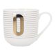 Becher Buchstabe/Streifen, O, 450 ml