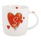 Becher Buchstabe mit Herz, S, 350 ml