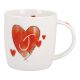 Becher Buchstabe mit Herz, J, 350 ml