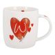 Becher Buchstabe mit Herz, W, 350 ml