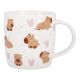 Becher Capybara, Herzen, 350 ml