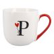 Becher Buchstabe/Ballon, P/roter Henkel, 450 ml