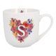 Becher Buchstabe/Flower-Herz, S, 450 ml