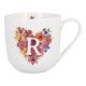 Becher Buchstabe/Flower-Herz, R, 450 ml