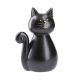 Katze Lilly, sitzend, schwarz, 21 cm