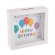 Spardose Birthday, 12 cm