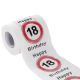 Toilettenpapier Birthday, 18 Jahre, 24 Meter