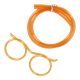 Trink-Schlauch Brille, orange