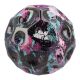 High Bounce Ball, schwarz/bunt, 10 cm