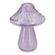 Glasvase Pilz, spitz/lila, 14 cm