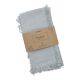 2er Set Platzset Fransen, blau, 33 x 48 cm