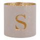 Teelichthalter Buchstabe, S/beige, 7.8 x 7.5 cm