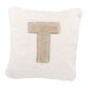 Kissen Buchstabe, T, 30 x 30 cm