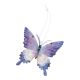 Anhänger Schmetterling, lila, 8 x 7.5 cm