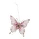 Anhänger Schmetterling, rosa, 8 x 7.5 cm