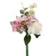 Strauß Rose/Eucalyptus, apricot, 39 cm