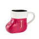 Becher Stiefel mit Buchstabe, J/rot, 400 ml