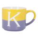Becher Buchstabe/2 Farben, K, 500 ml