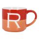 Becher Buchstabe/2 Farben, R, 500 ml