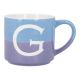 Becher Buchstabe/2 Farben, G, 500 ml
