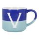 Becher Buchstabe/2 Farben, V, 500 ml