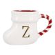 Becher Stiefel mit Buchstabe, Z/weiß, 400 ml