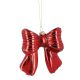 Anhänger Fancy, bunt, Schleife/rot-glänzend, 10.5 cm
